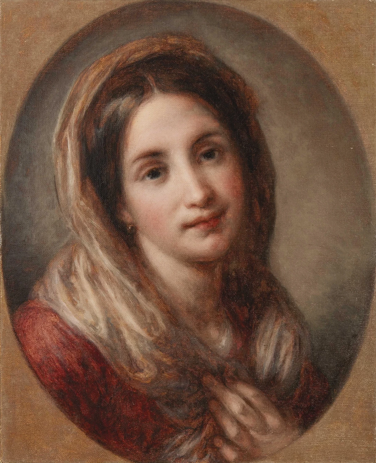 Giovanni Carnovali - 141, Testa di giovane donna con velo